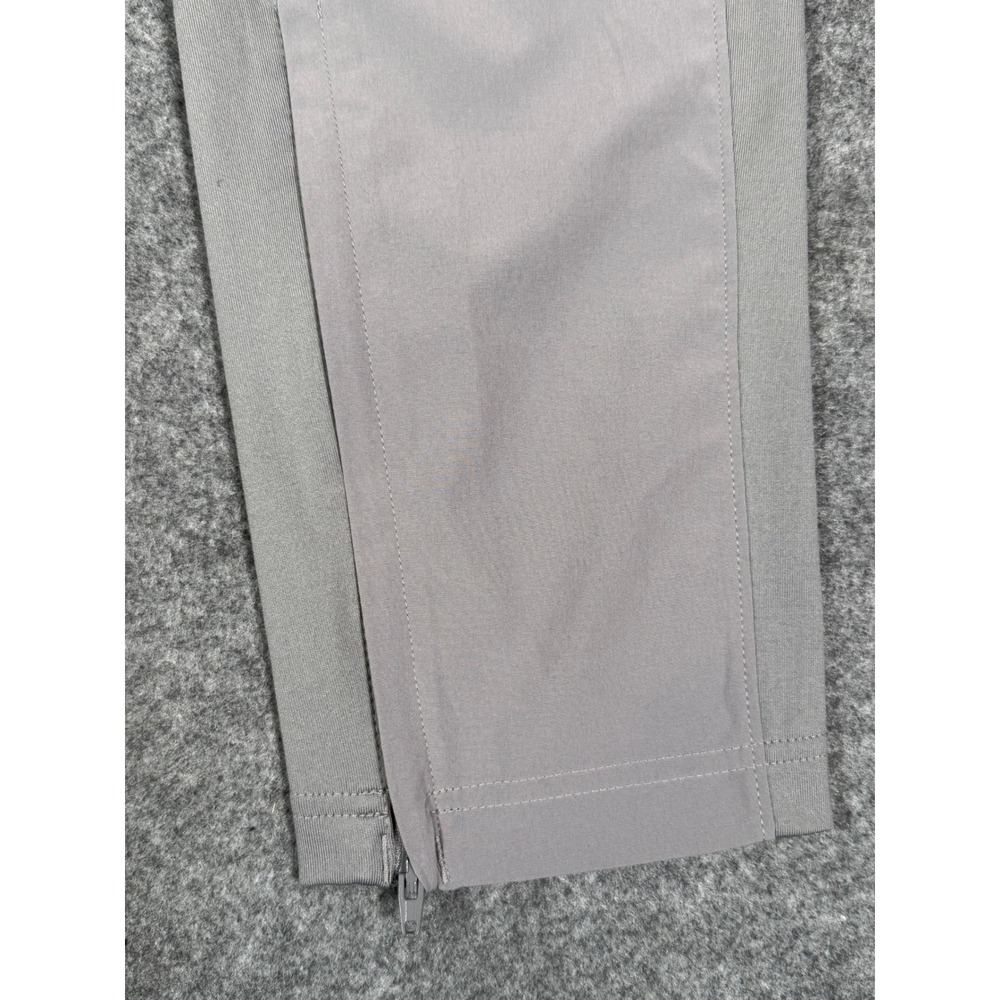 Adidas Mens Grey Slim Fit Training Pants Ankle Zip Joggers Medium NEW - Picture 3 of 15